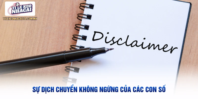 Sự dịch chuyển không ngừng của các con số