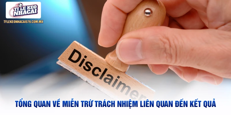 Tổng quan về miễn trừ trách nhiệm liên quan đến kết quả